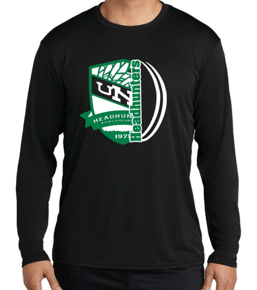 Headhunters Unisex DriFit LONG SLEEVE T-Shirt (Half and Half)