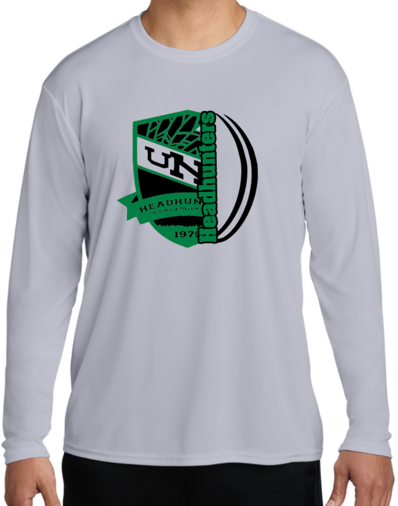 Headhunters Unisex DriFit LONG SLEEVE T-Shirt (Half and Half)