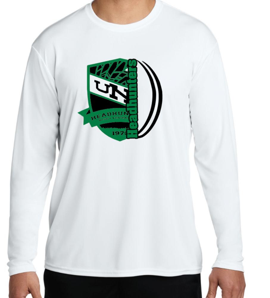 Headhunters Unisex DriFit LONG SLEEVE T-Shirt (Half and Half)