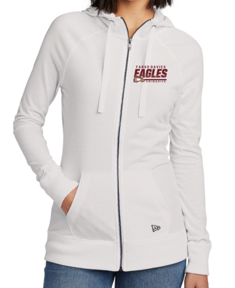 LADIES' ONLY NEW ERA Eagles Team Full Zip Hoodie