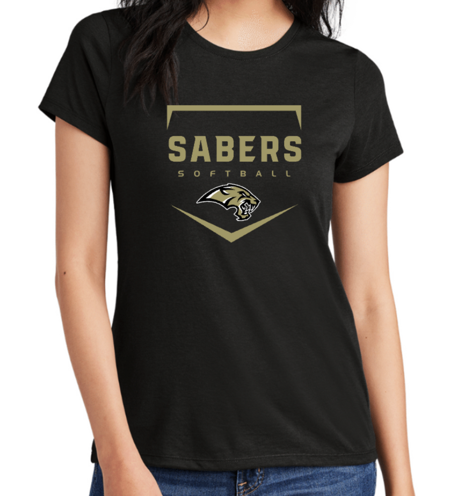 LADIES' ONLY TriBlend Short Sleeve Tee (Design 2)