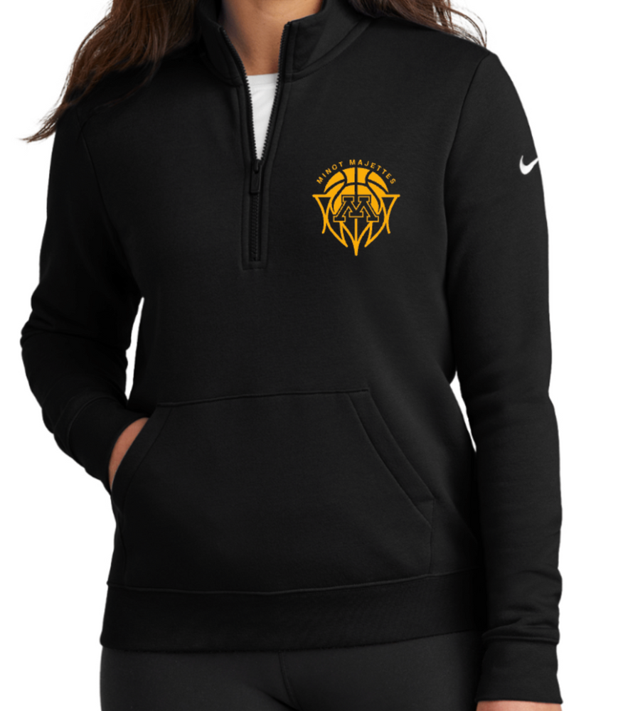 NIKE LADIES' ONLY 1/2 ZIP FLEECE