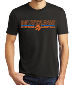 Mustangs Unisex Triblend Short Sleeve Tee (Design 1)