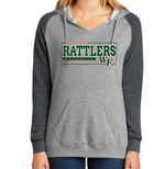 RATTLERS LADIES ONLY Lightweight Fleece Raglan Hoodie DESIGN 2