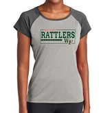 RATTLERS LADIES ONLY DriFit Short Sleeve Scoop Neck Tee DESIGN 2