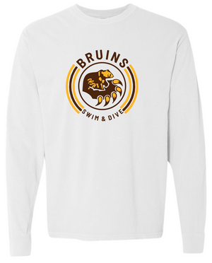 Bruins Unisex Garment Dyed Long Sleeve Tee
