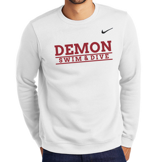 Demons NIKE Unisex Fleece Crewneck (Design 2)