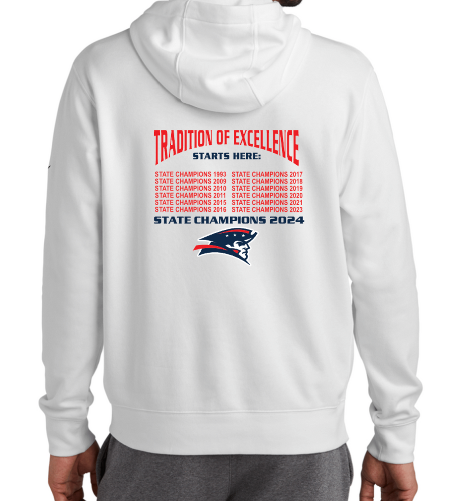 PATRIOTS' NIKE Cotton/Poly Hoodie