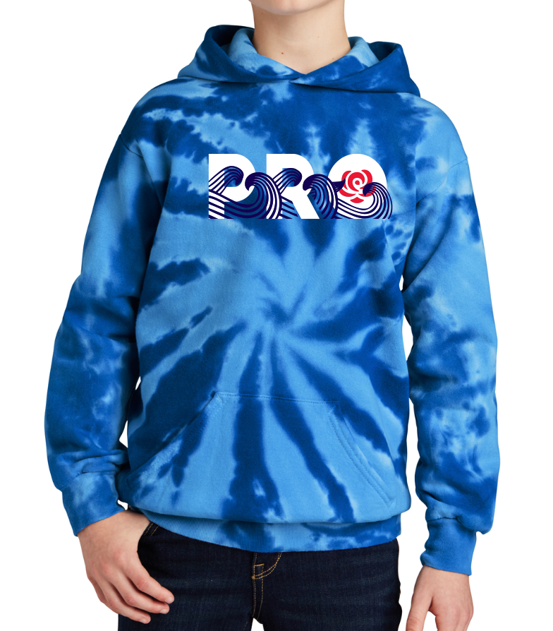 YOUTH ONLY Cotton Tie Dye Hoodie