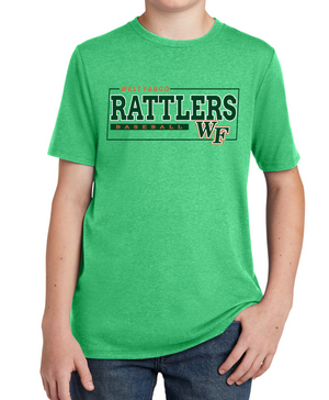 RATTLERS YOUTH ONLY TriBlend Short Sleeve Tee DESIGN 2