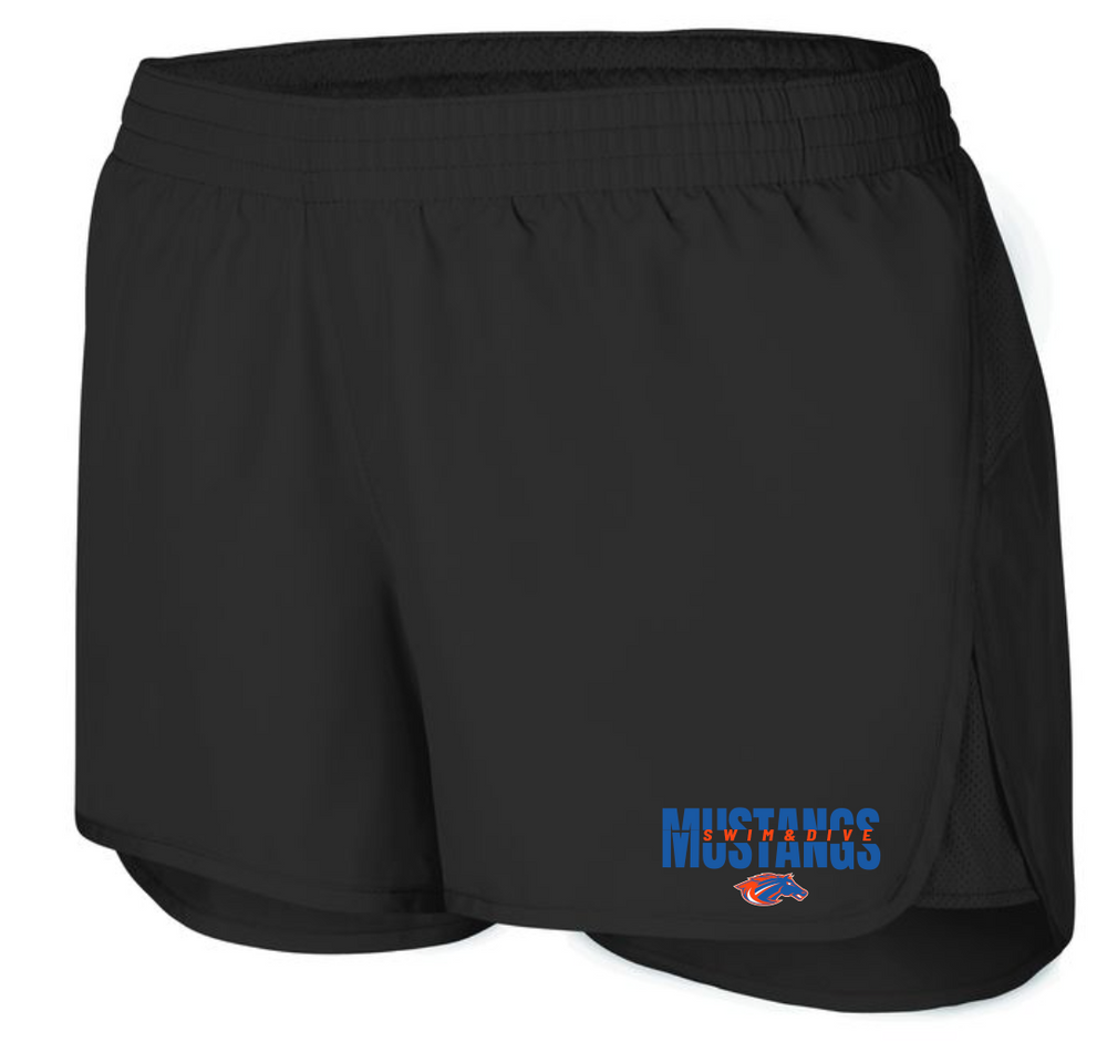 LADIES' ONLY Mustang Gym Shorts (Design 2)