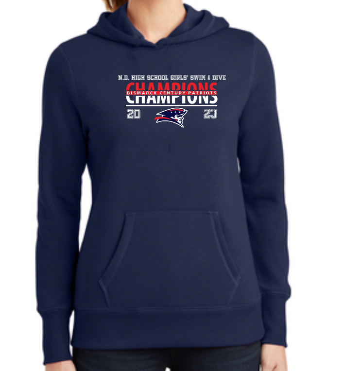 LADIES ONLY Fleece Pullover Hoodie (Design 1)