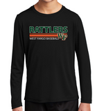 RATTLERS YOUTH ONLY DriFit UV-50 Protection Long Sleeve Tee DESIGN 1