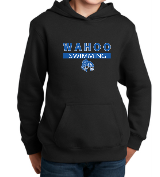 Wahoo YOUTH ONLY Cotton Pullover Hoodie