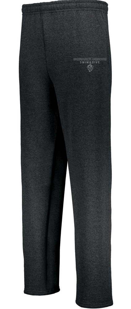 Demons 50/50 Cotton Poly Open Bottom Sweatpants with Pockets