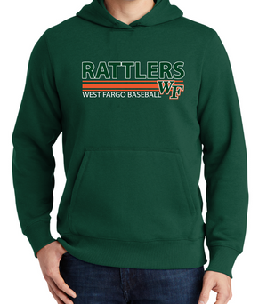 RATTLERS Unisex Cotton/Poly Pullover Hoodie DESIGN 1