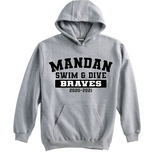 Mandan Swim & Dive Hoodie (Design 2)