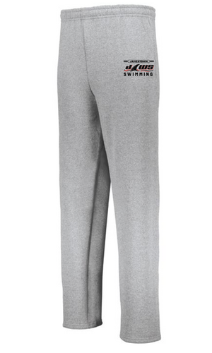 Jaws Open Bottom Sweatpants with Pockets