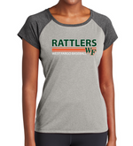 RATTLERS LADIES ONLY DriFit Short Sleeve Scoop Neck Tee DESIGN 1