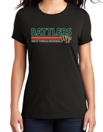 RATTLERS LADIES ONLY TriBlend Short Sleeve Tee DESIGN 1