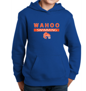 Wahoo YOUTH ONLY Cotton Pullover Hoodie