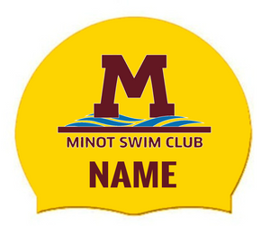 Minot Swim Club Swim Personalized Caps DEADLINE FOR ORDERING IS 11-22-24