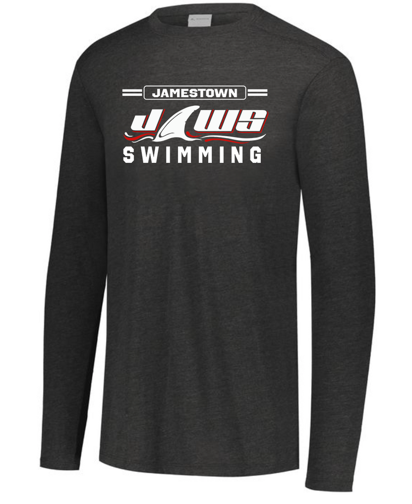 Jaws Tri-Blend Long Sleeve T-shirt