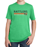 RATTLERS YOUTH ONLY TriBlend Short Sleeve Tee DESIGN 1